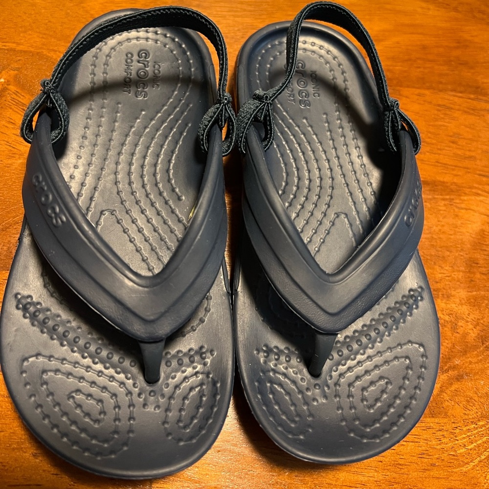 Croc toddler flip flops